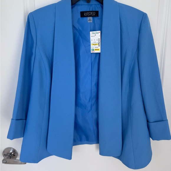 Kasper Jackets & Blazers - Kasper Women's Blue Blazer NWT Size 10